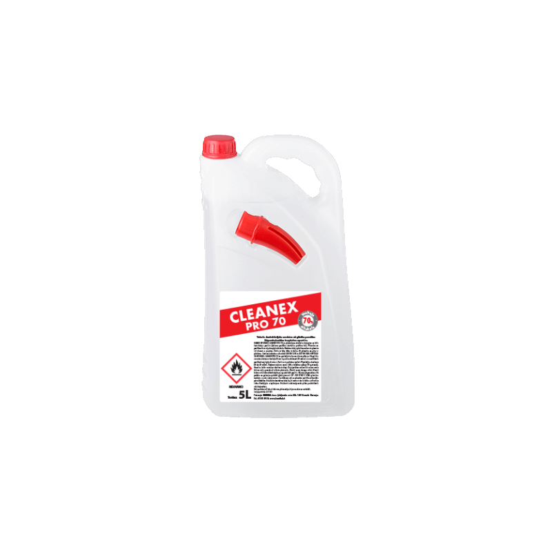 Cleanex Pro 5L, alkoholos felülettisztító 70%