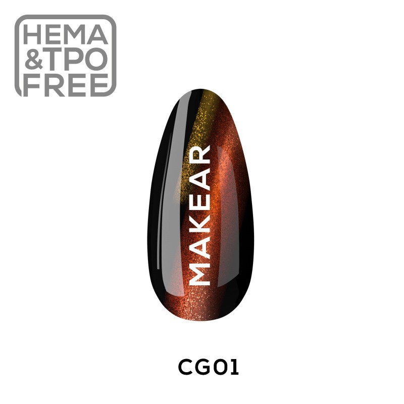 Makear GC01 Cat Eye - Gél lakk 8ml