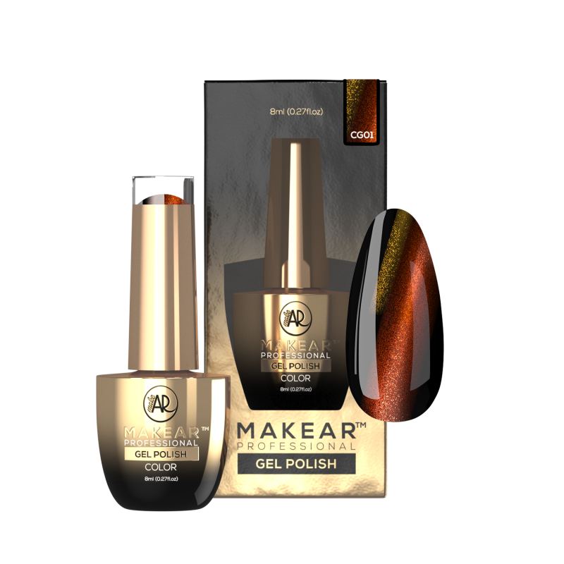 Makear GC01 Cat Eye - Gél lakk 8ml