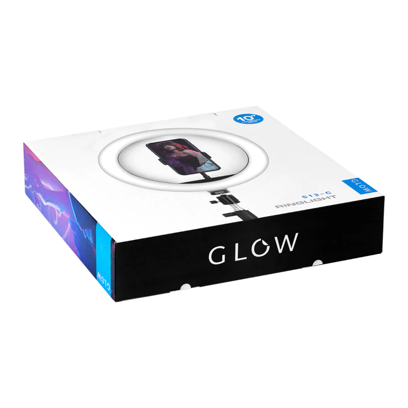 GLOW gyűrűs lámpa 10'' állványon