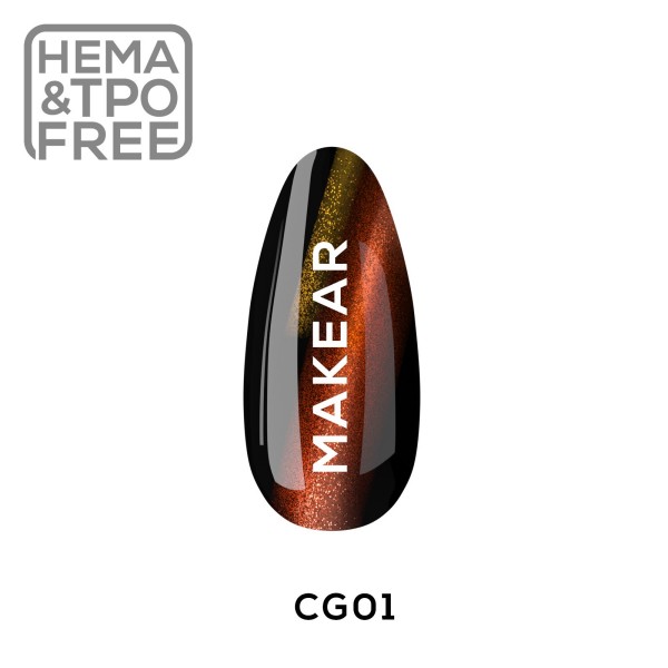 Makear GC01 Cat Eye - Gél lakk 8ml