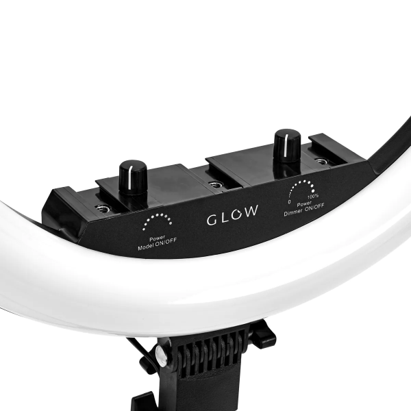 GLOW gyűrűs lámpa 18''  állványon