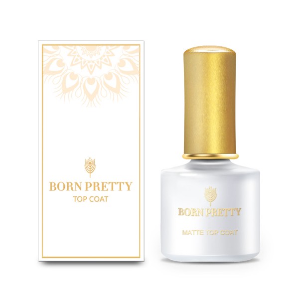 BORN PRETTY Tempered top coat no wipe 10ml