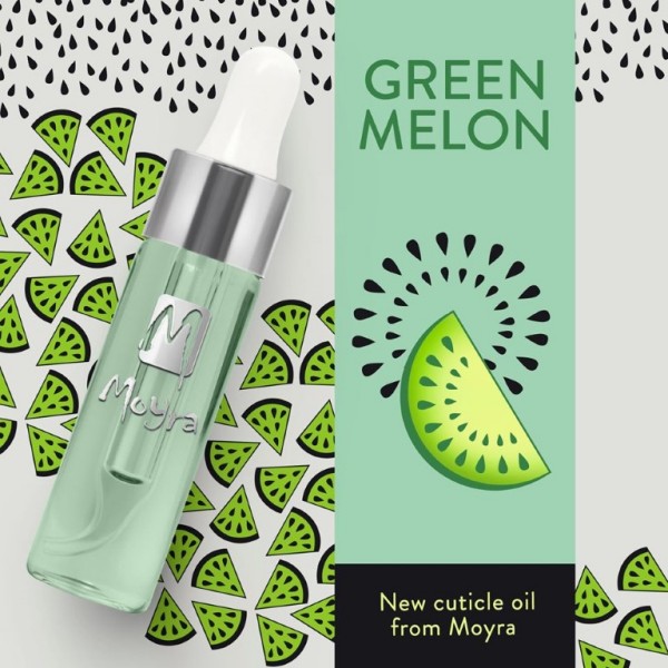 Moyra Körömbőr ápoló olaj - Green Melon 15ml