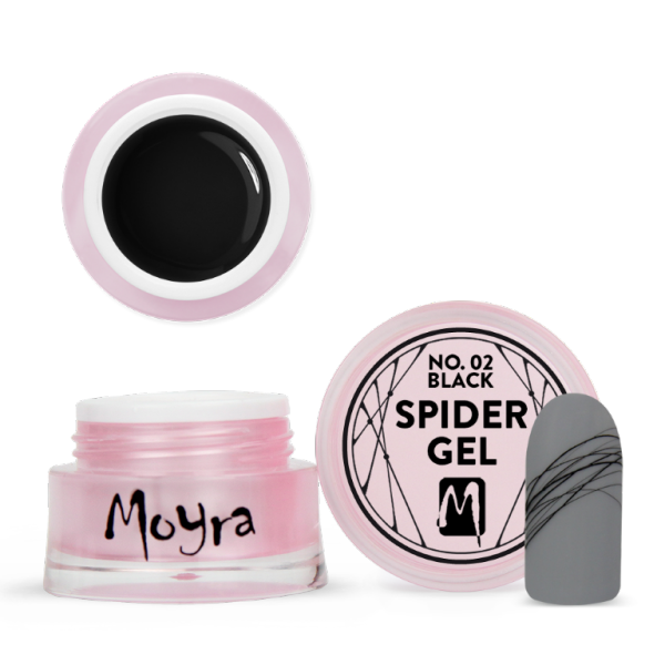 Moyra SPIDER GEL No.2 - Fekete