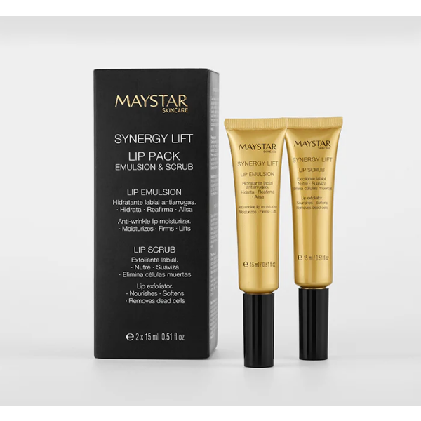 MAYSTAR Synergy Lift Lip Pack - emulzió és peeling