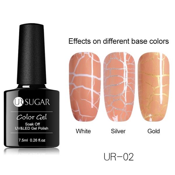 UR02 UR SUGAR Crackle Gel Polish