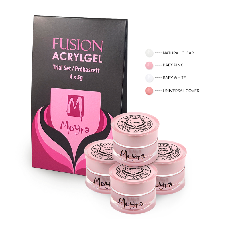 Moyra Fusion Acrylgel - baby boomer próbacsomag