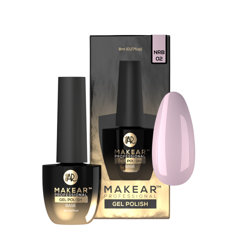 Makear NUDE RUBBER BASE - French PINK NRB02