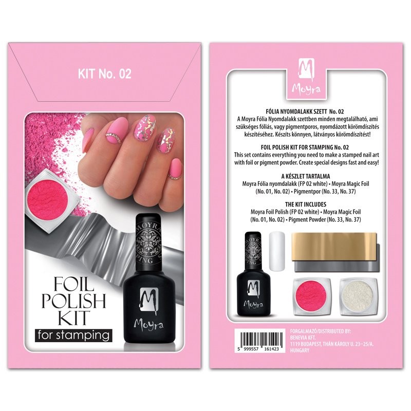 Moyra Foil polish KIT bélyegzéshez Nr.02