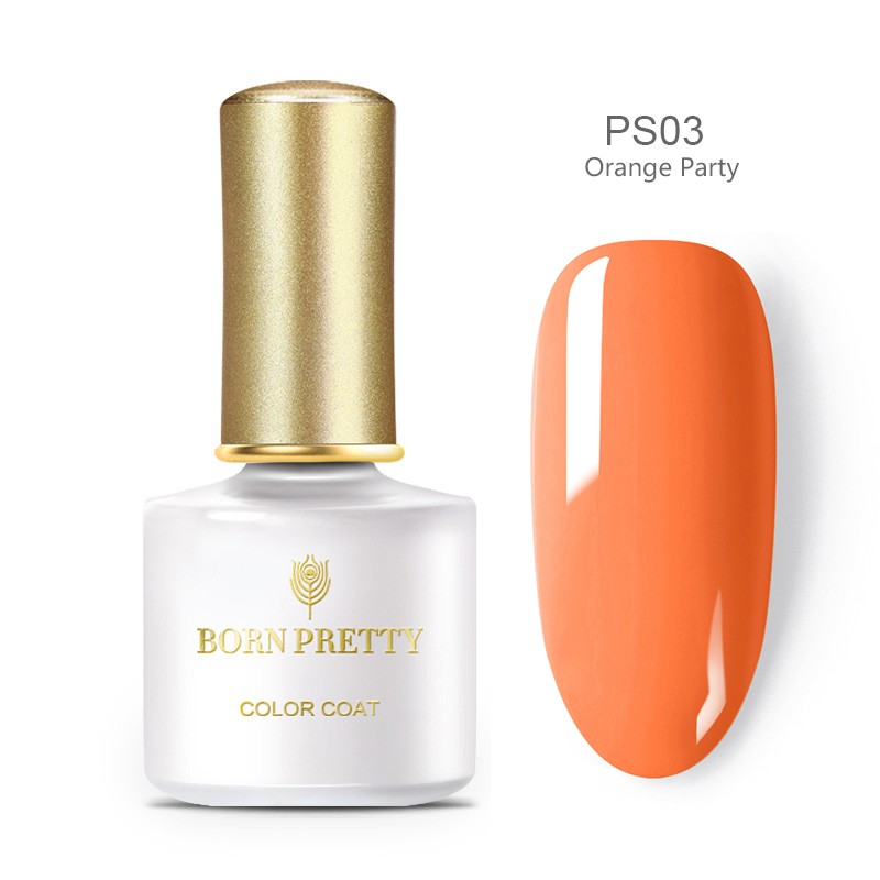 Gél lakk BORN PRETTY PS03 Orange Party