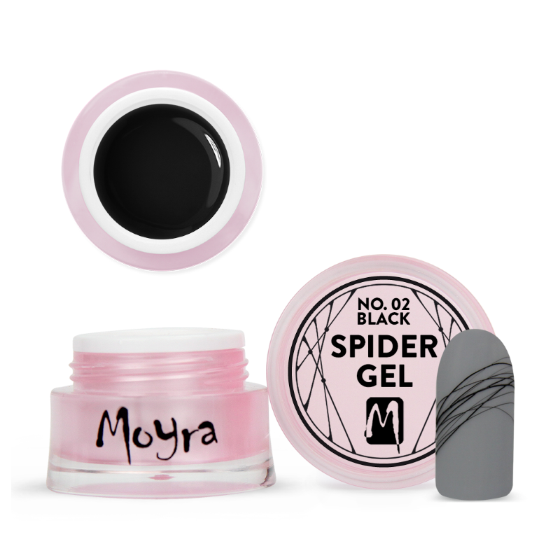 Moyra SPIDER GEL No.2 - Fekete