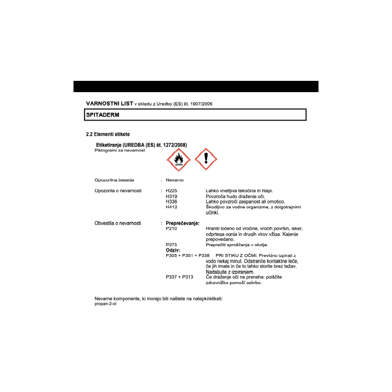 Spitaderm bőrfertőtlenítő szer 500ml