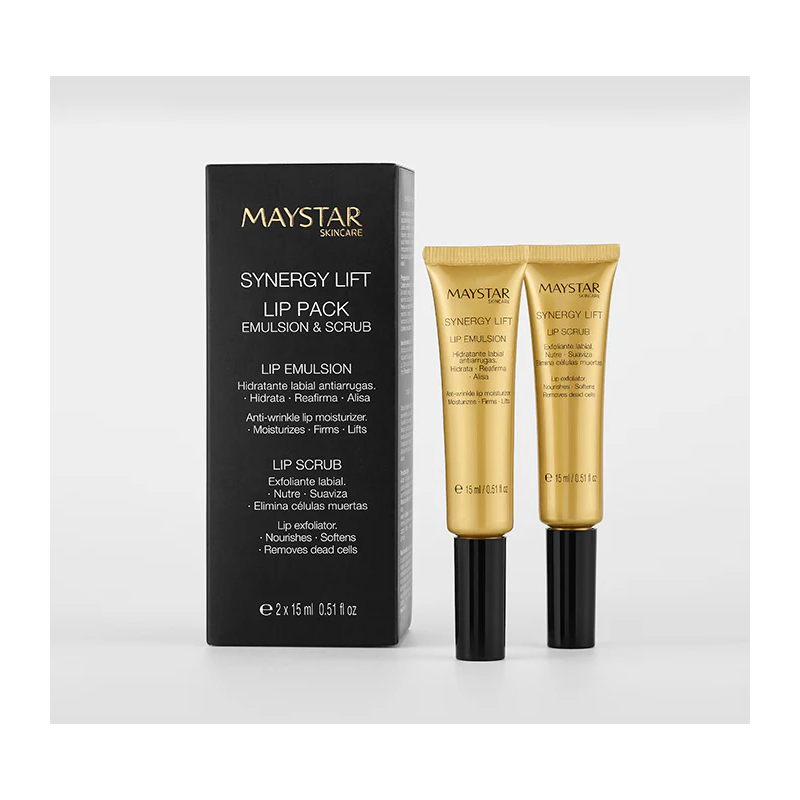 MAYSTAR Synergy Lift Lip Pack - emulzió és peeling